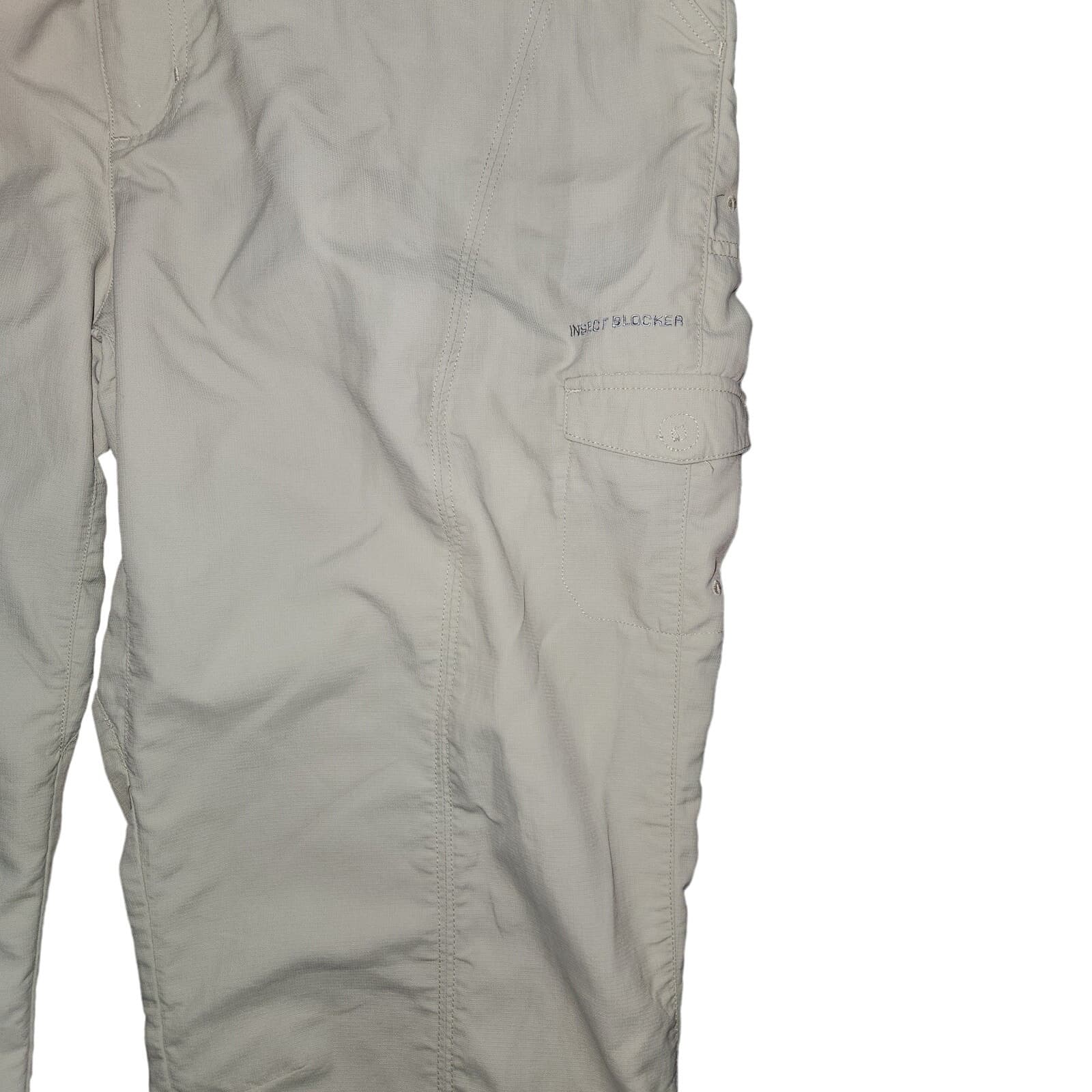 Columbia Insect Blocker Khaki Cargo Straight Leg Pants, Large - Thumbnail 4