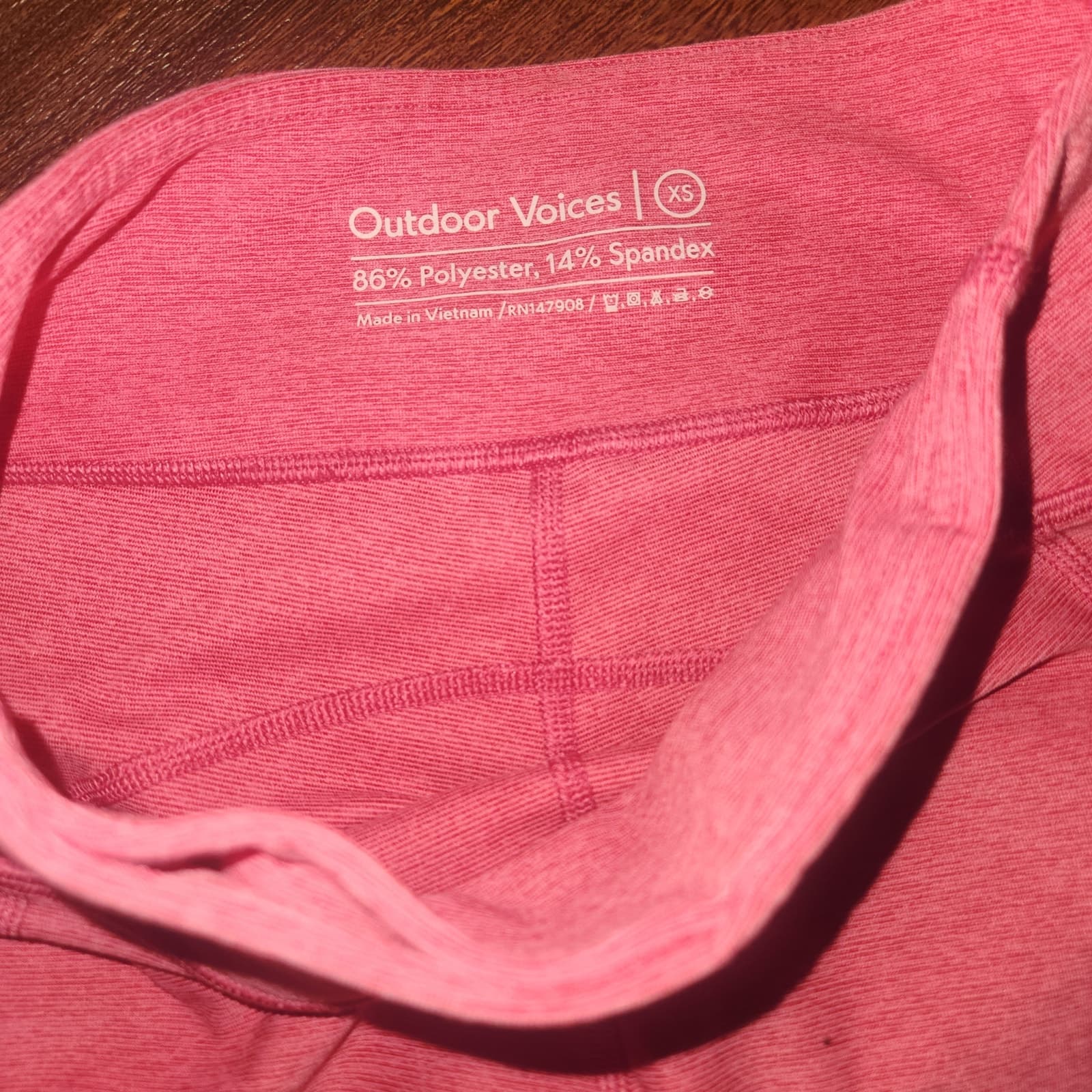 Outdoor Voices TechSweat 7/8 Length High Sweat Hot Yoga Leggings Bundle, XS21 - Thumbnail 5