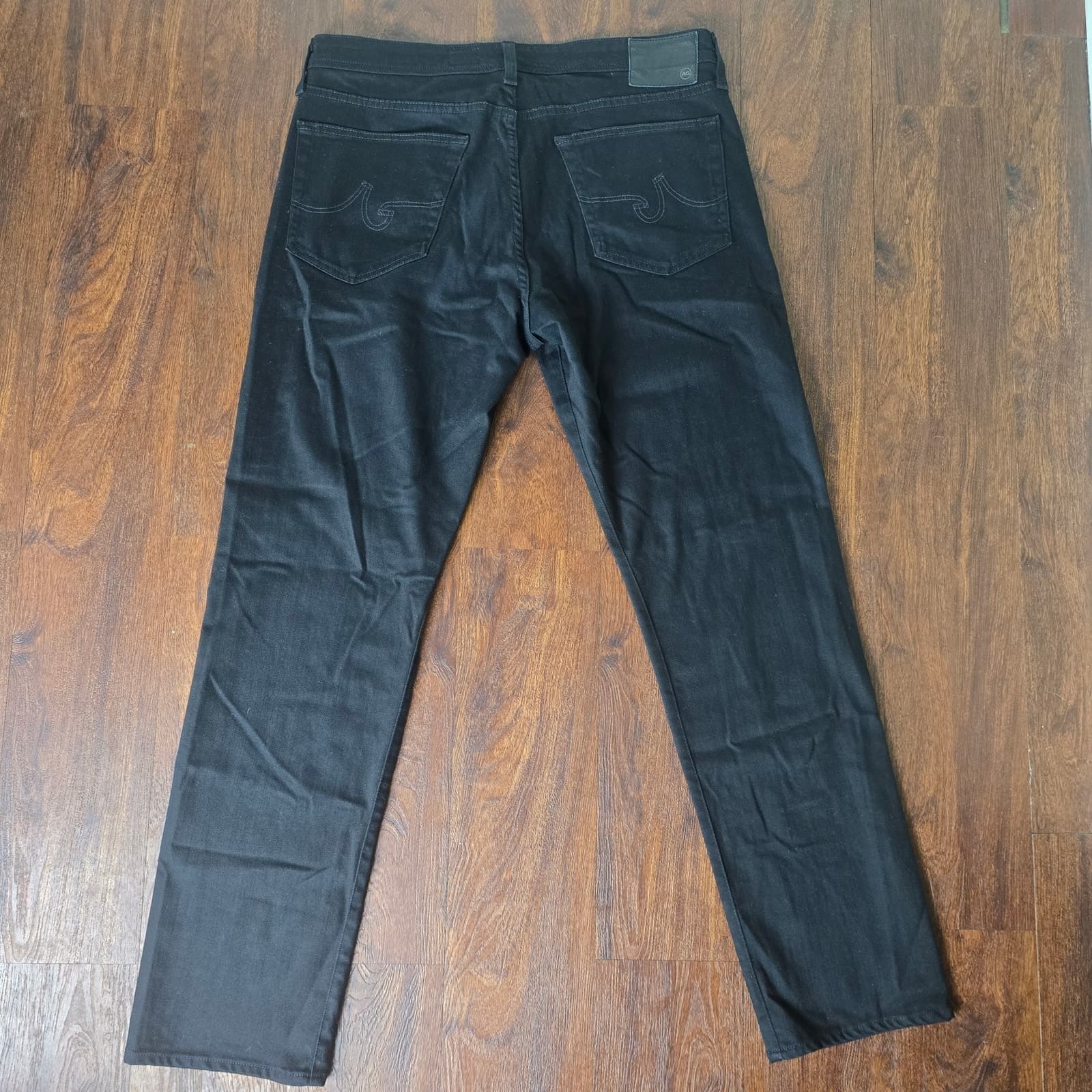 AG Jeans Men's The Graduate Tailored Leg Black Jeans - 36 x 32 - Thumbnail 9