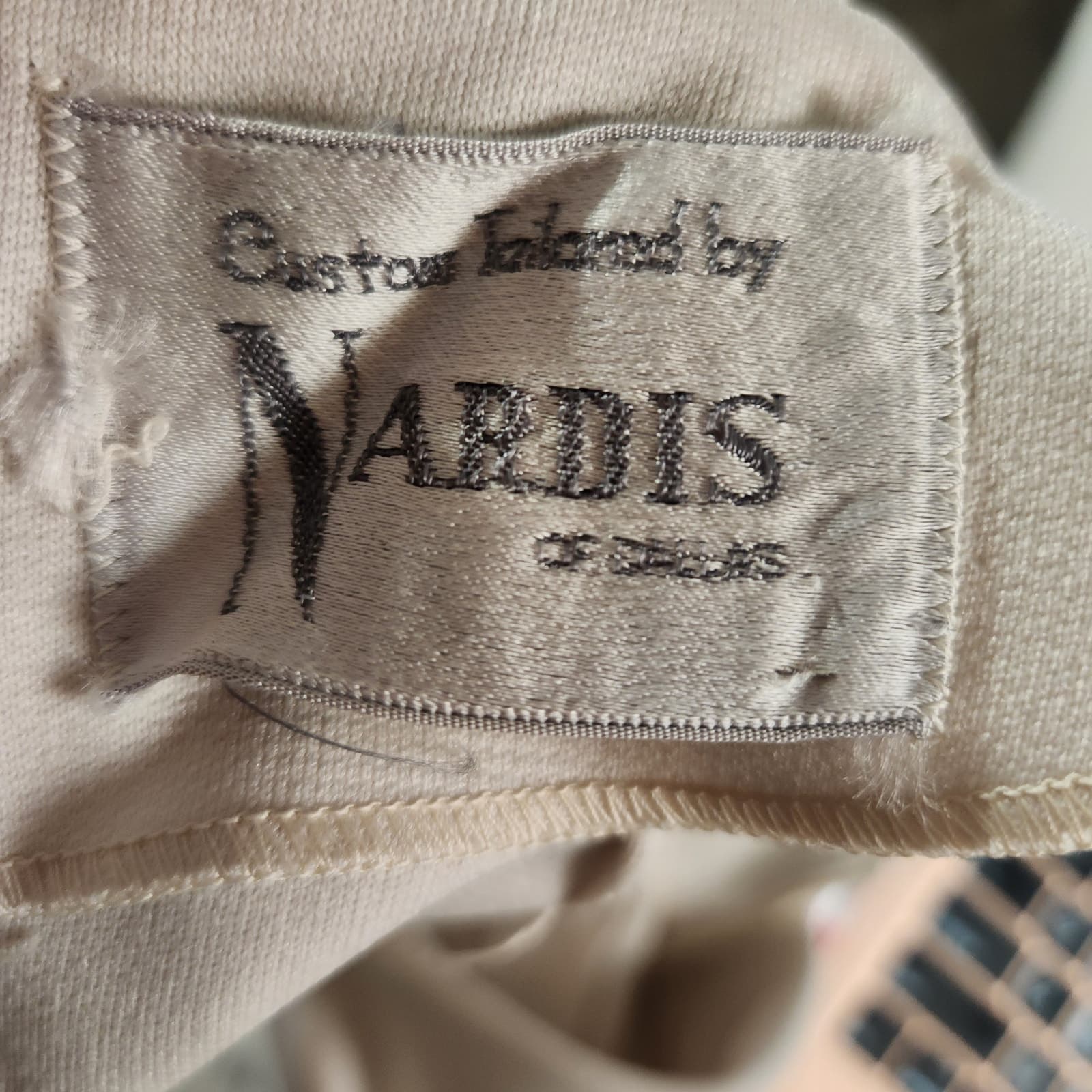 Vintage Custom Tailored 60's Nardis of Dallas Jackie Kennedy Mock Neck Blouse, M - Thumbnail 6