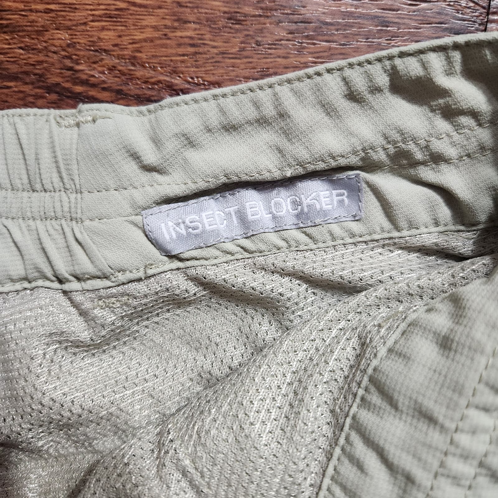 Columbia Insect Blocker Khaki Cargo Straight Leg Pants, Large - Thumbnail 9