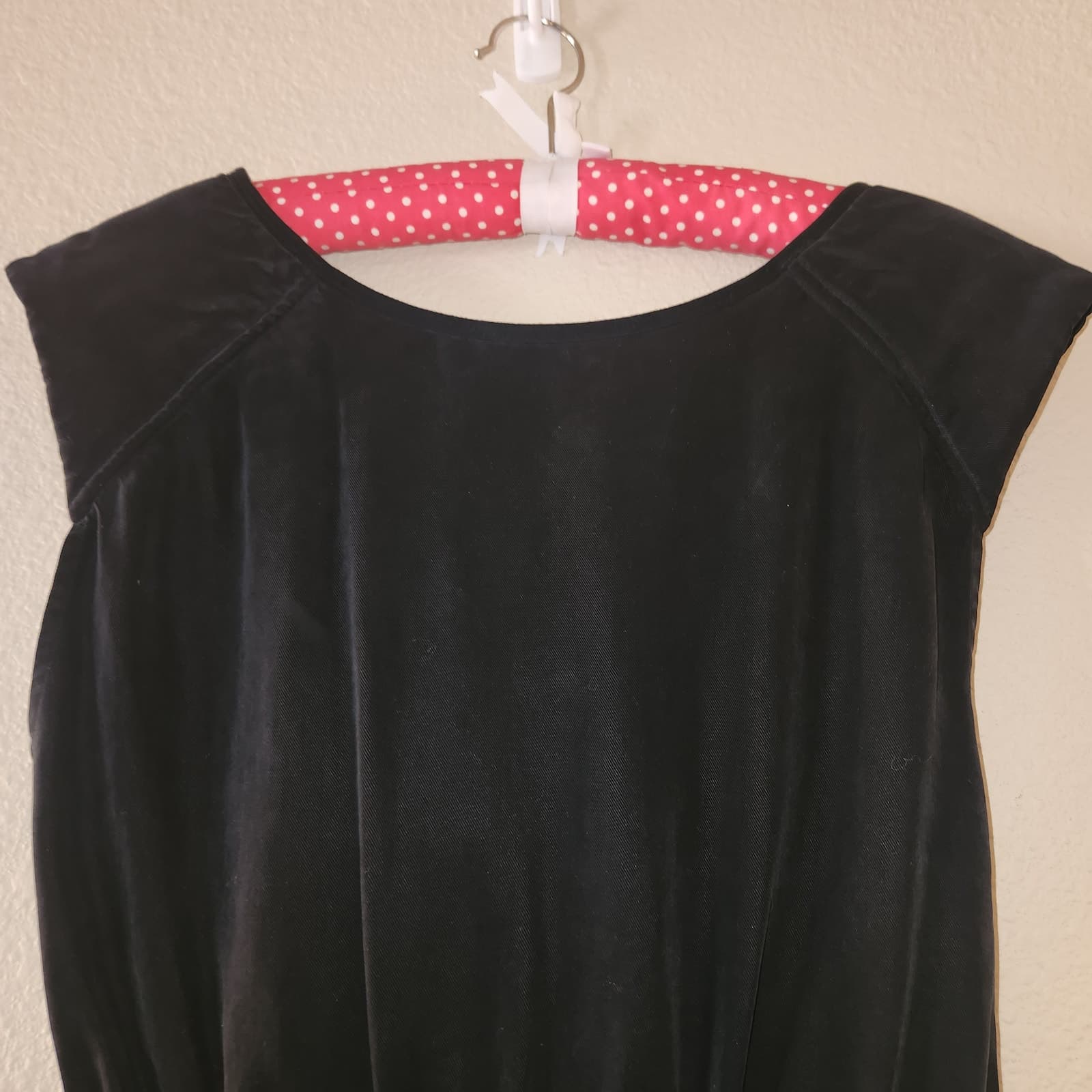 Wilfred Black Off Shoulder Mini Dress with Cap Sleeves Pockets Size 4 - Thumbnail 4