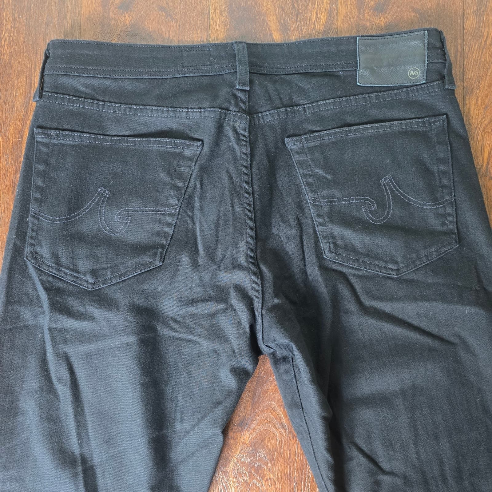 AG Jeans Men's The Graduate Tailored Leg Black Jeans - 36 x 32 - Thumbnail 10