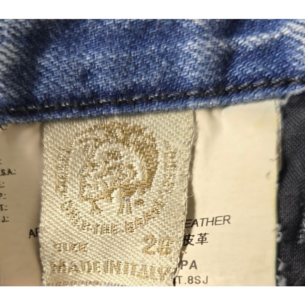 Diesel Liv Straight Leg Low-Rise Light Wash Jeans - Size 28x30 - Thumbnail 11