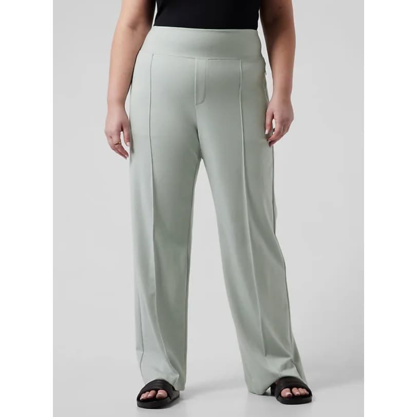 Athleta Eastbound Wide Leg Pant, Coast Grey, Size 20 - Thumbnail 3