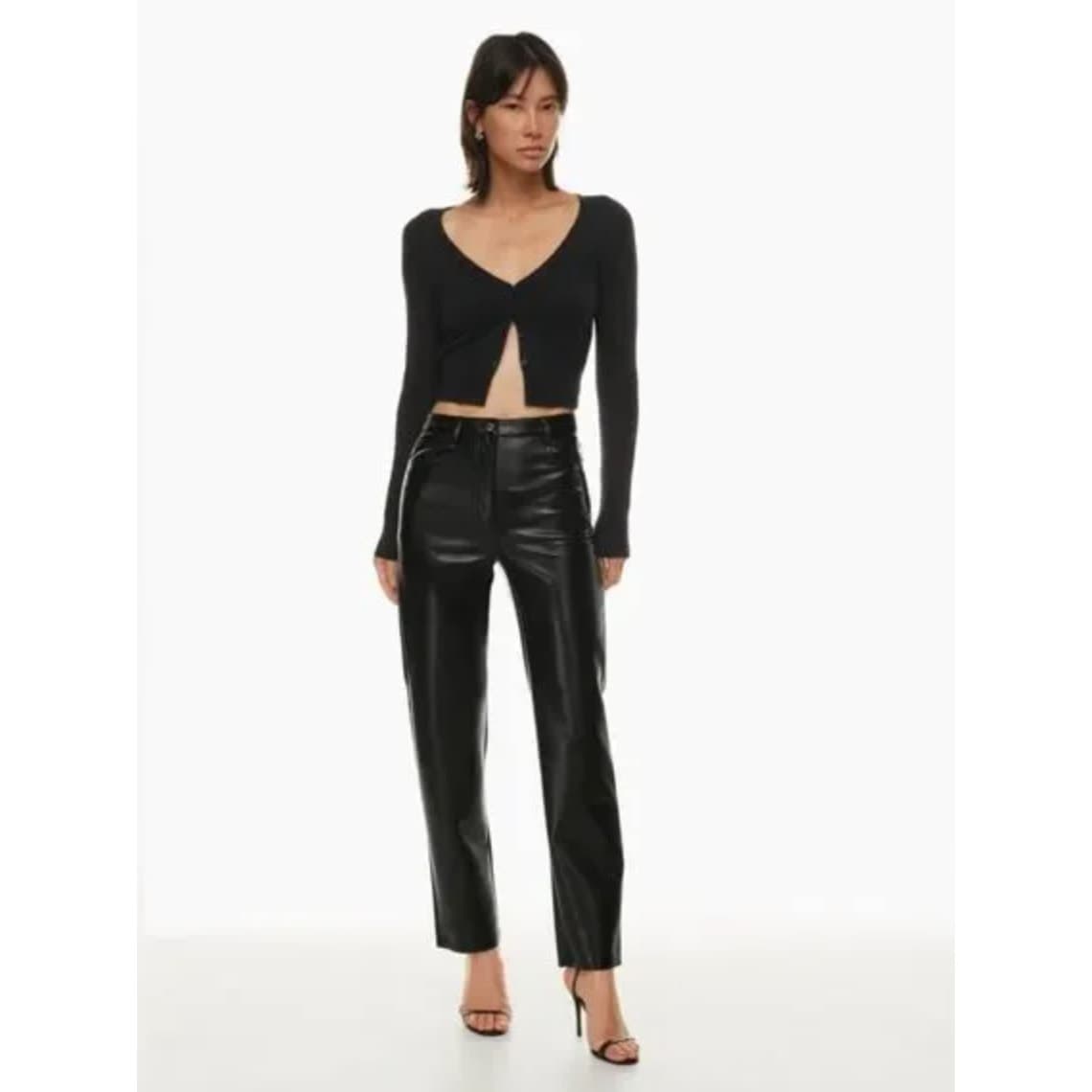 Wilfred The Melina Pant High-waisted Vegan Leather - Size 8 - Black - 81518 - Thumbnail 5