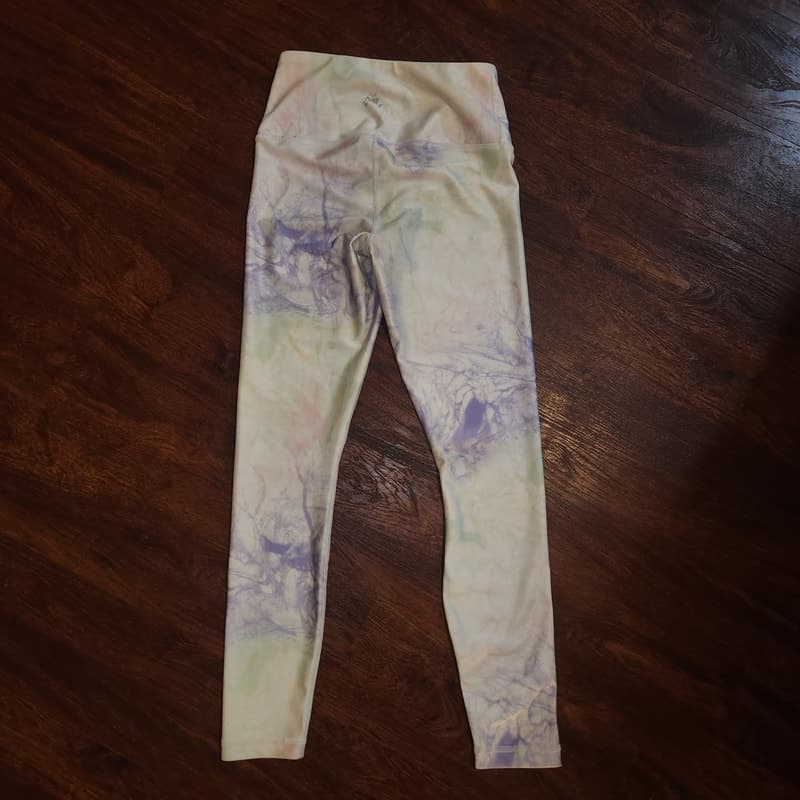 PLAYGROUND CLOTHING Dream Weaver Tie Dye High Waist 28" inseam Leggings, XS - Thumbnail 4