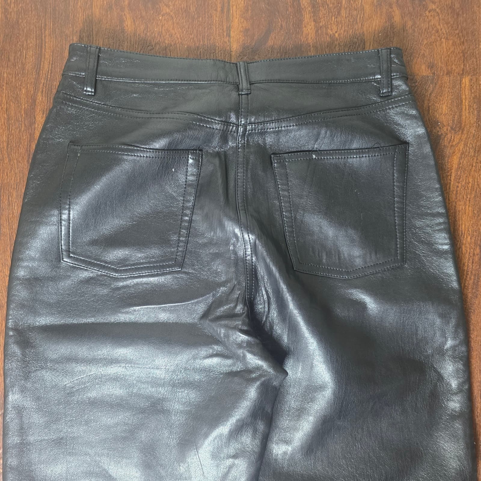 Wilfred The Melina Pant High-waisted Vegan Leather - Size 8 - Black - 81518 - Thumbnail 7