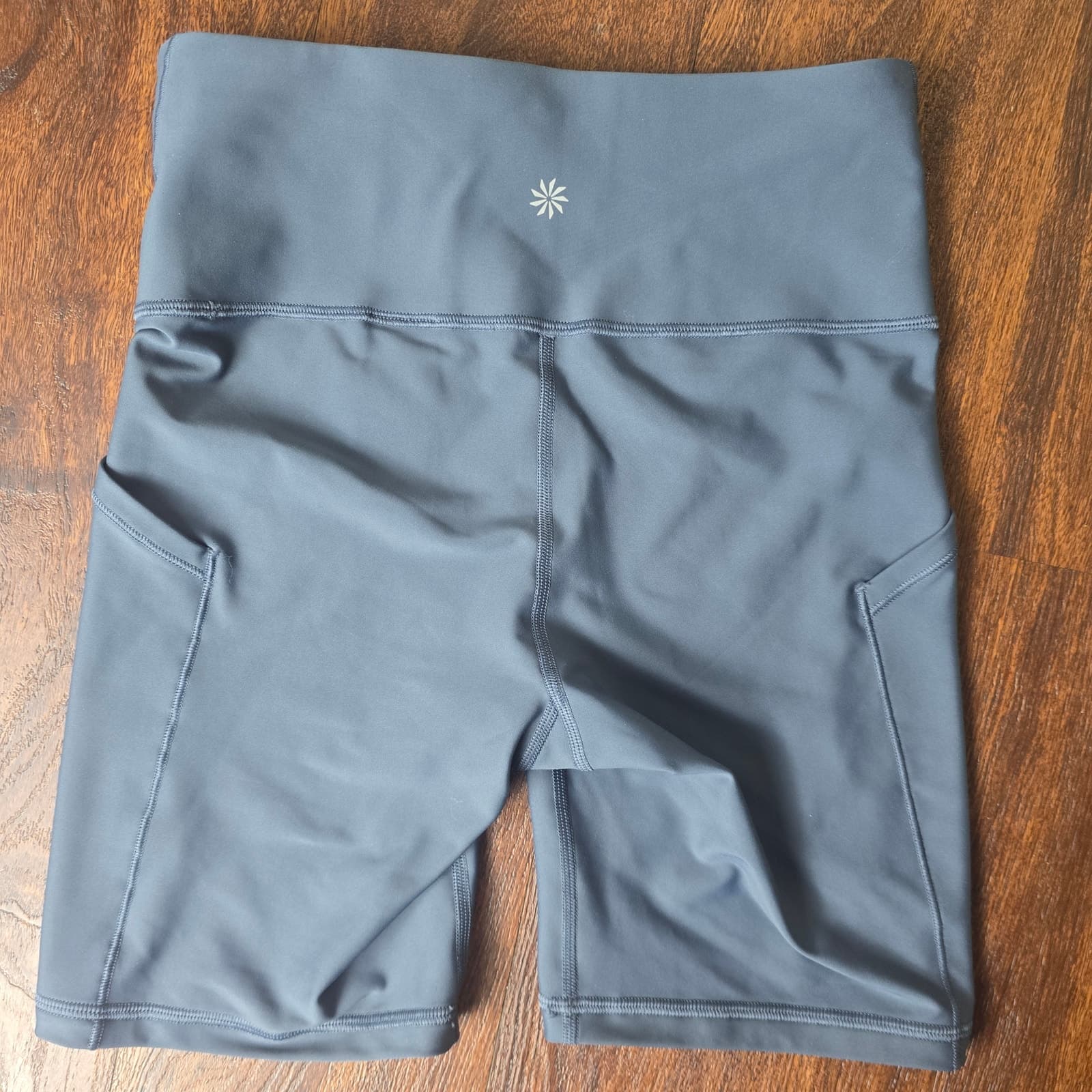 Athleta Interval Slash High-Rise 7" Shorts - Lazuli Blue - Small - Style 8213911 - Thumbnail 5
