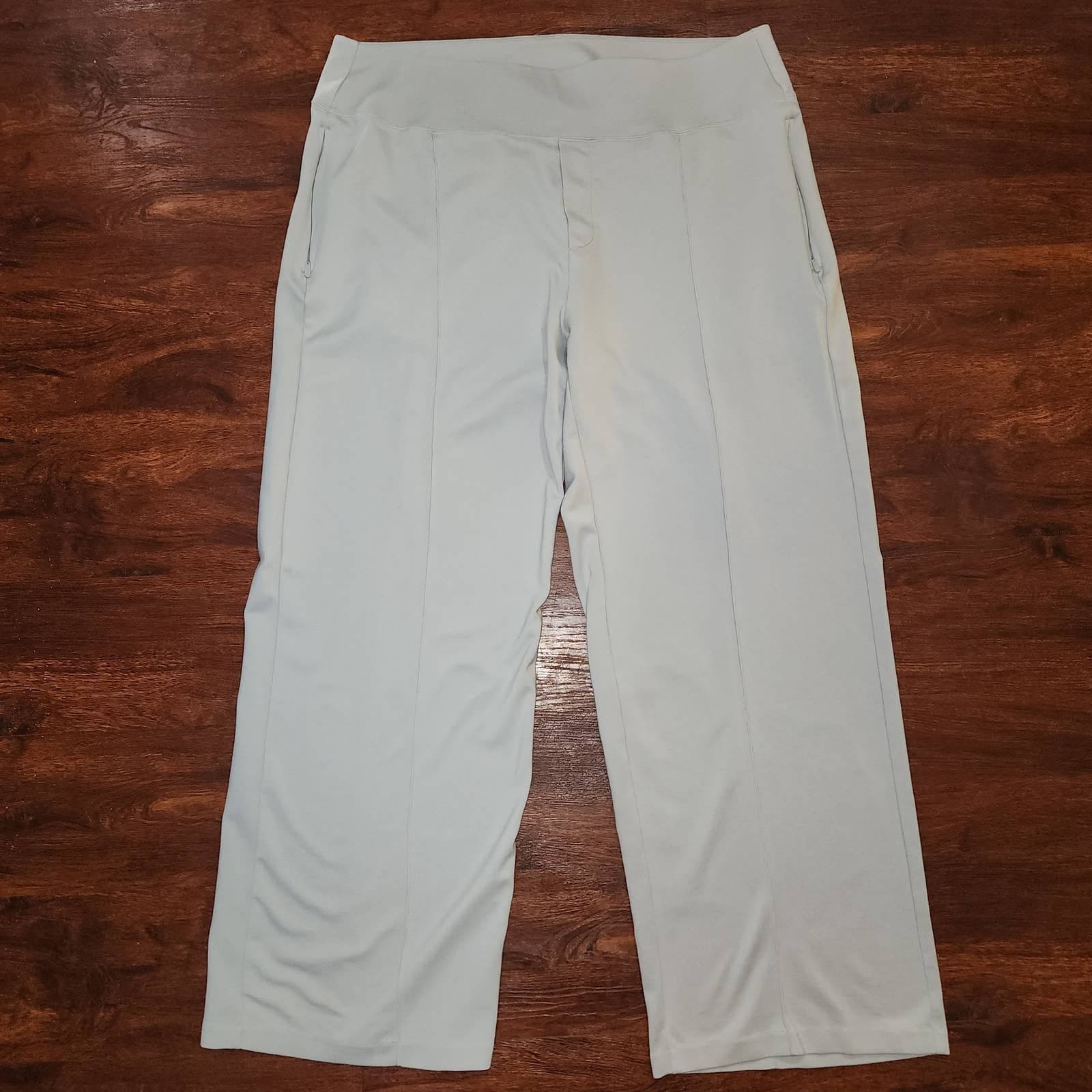 Athleta Eastbound Wide Leg Pant, Coast Grey, Size 20 - Thumbnail 5