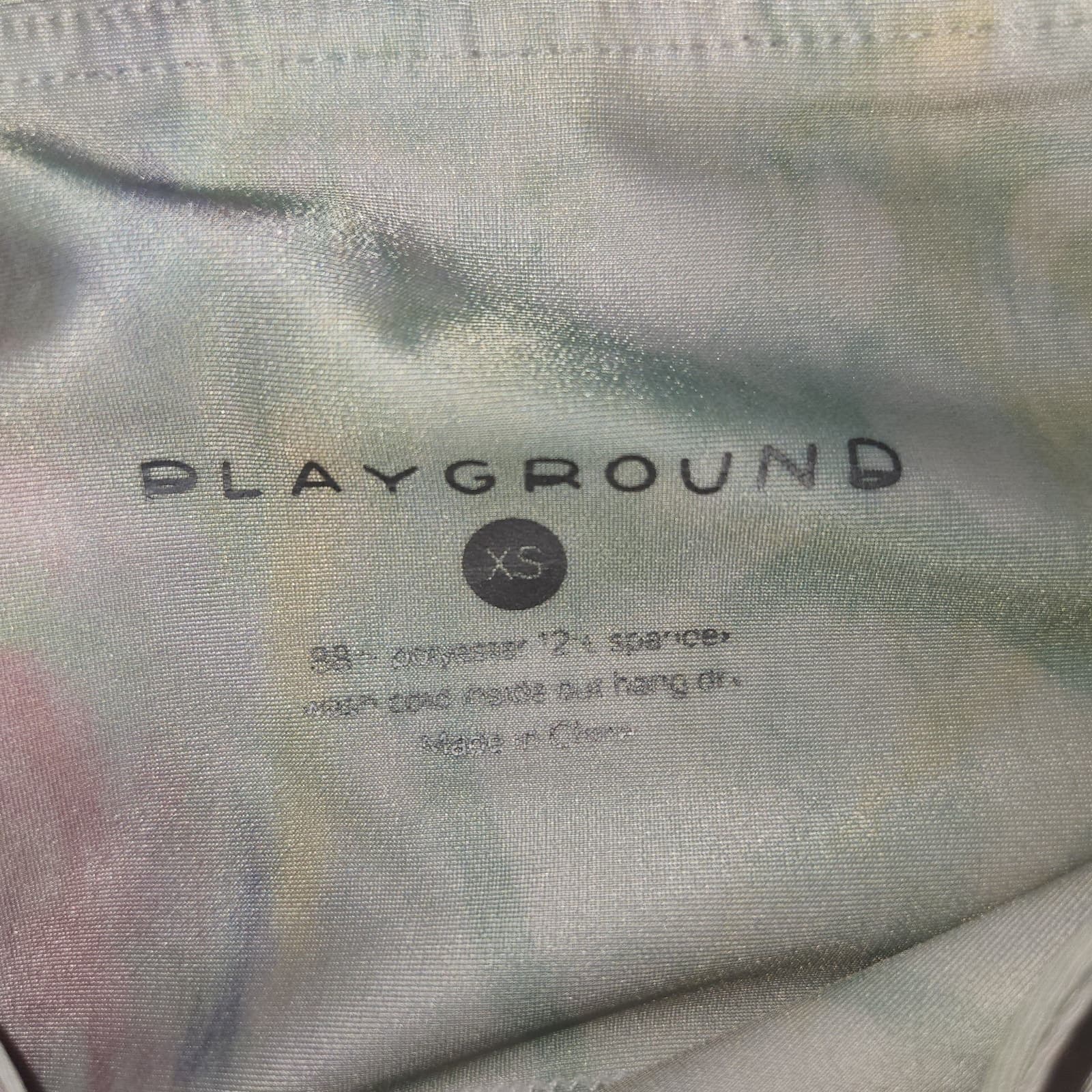 PLAYGROUND CLOTHING Dream Weaver Tie Dye High Waist 28" inseam Leggings, XS - Thumbnail 8