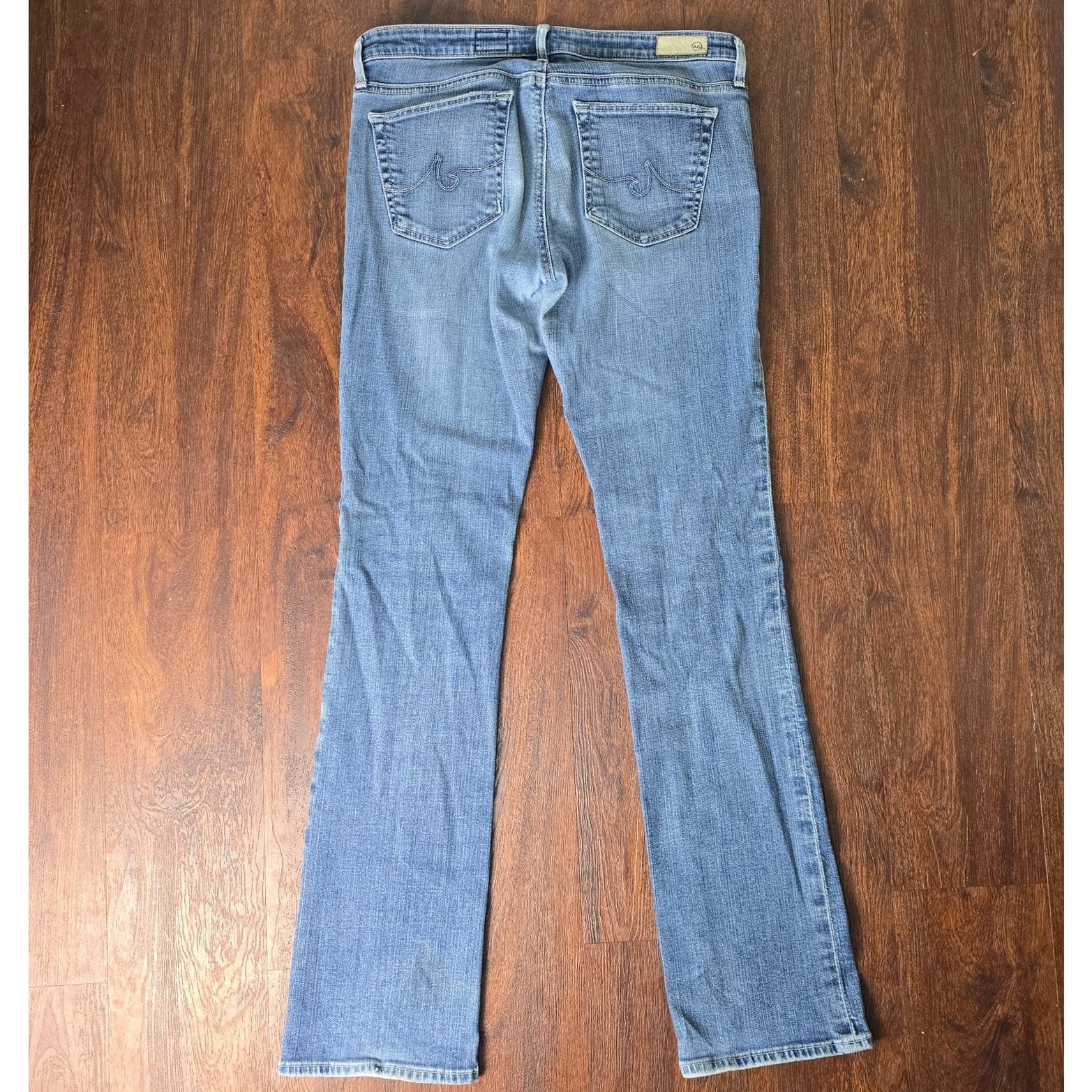 AG Jeans The Ballad Low-Rise Slim Boot Jeans - 30R - Thumbnail 4