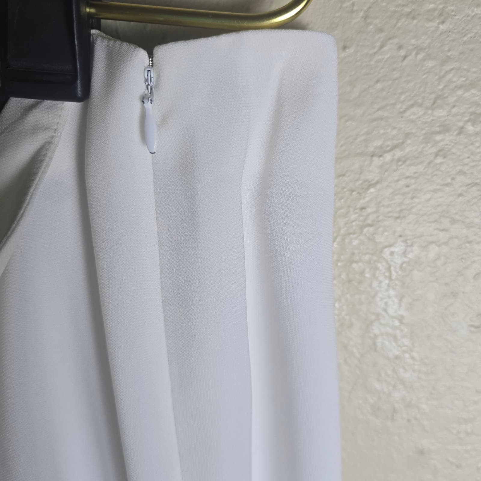 Dana Buchman White Wide Leg High Rise Dress Pants - Size 6 - Thumbnail 5