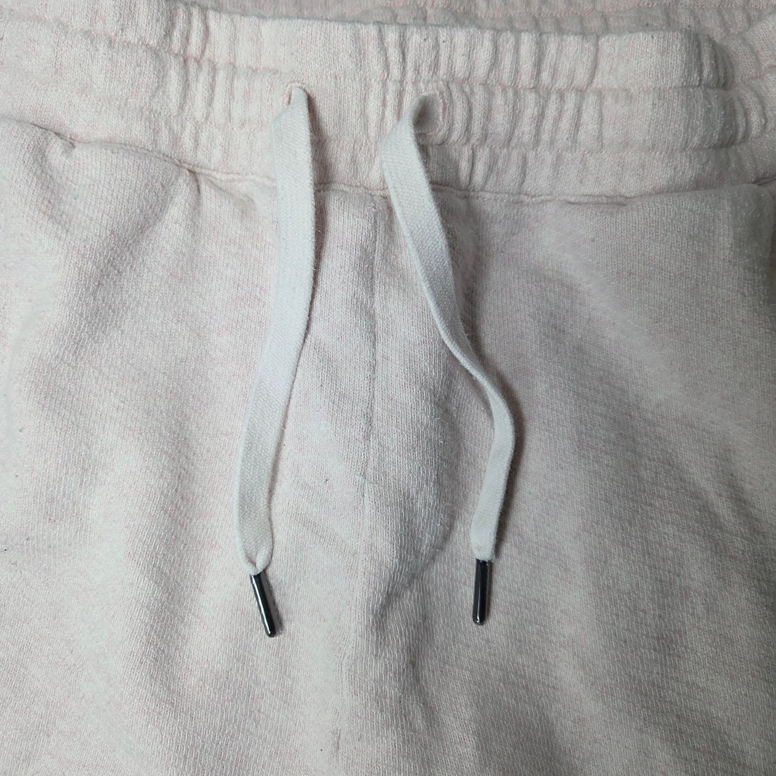 Sweaty Betty Light Pink Terry Cloth Rolled Cuff Joggers - Size 8-10 - Thumbnail 3