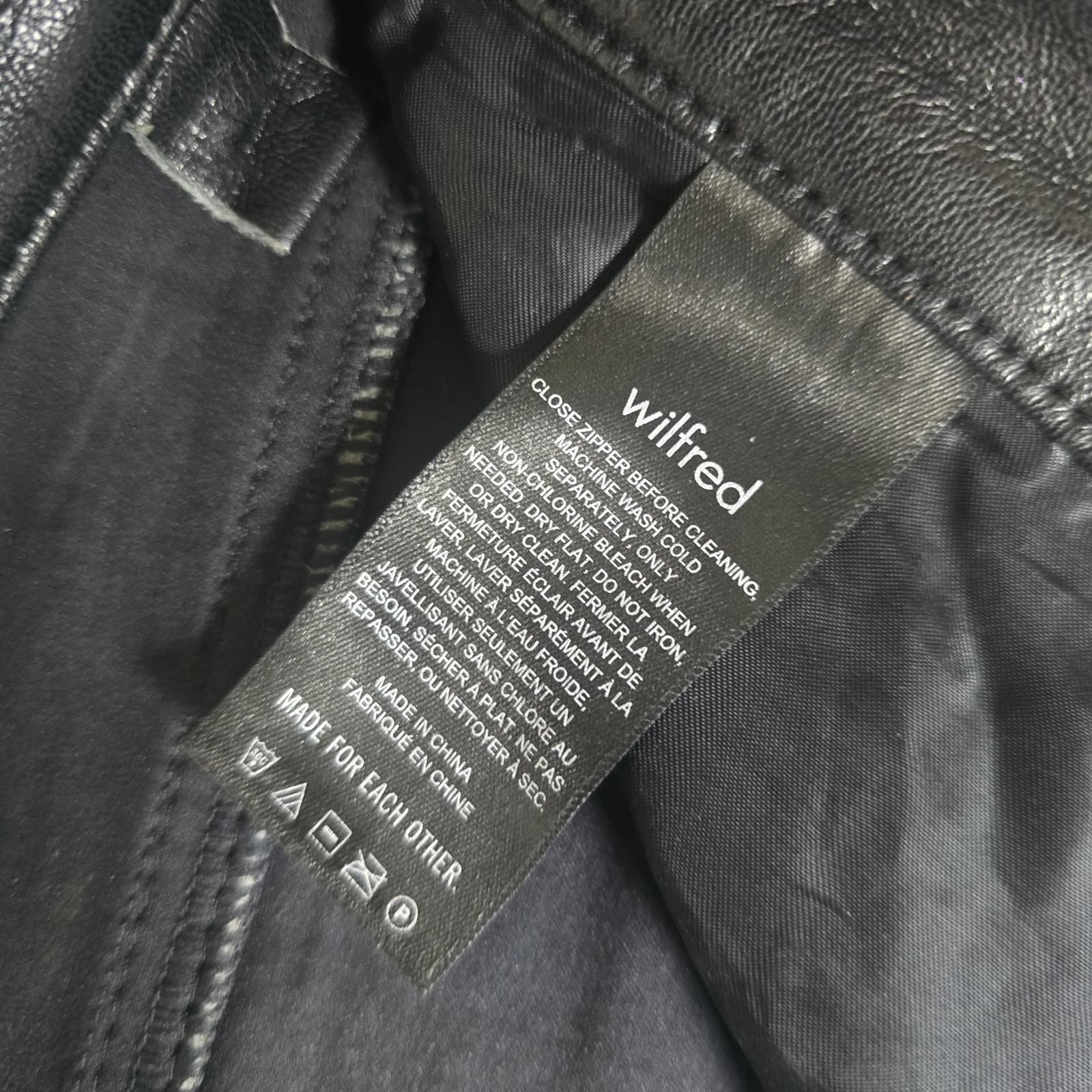 Wilfred The Melina Pant High-waisted Vegan Leather - Size 8 - Black - 81518 - Thumbnail 11