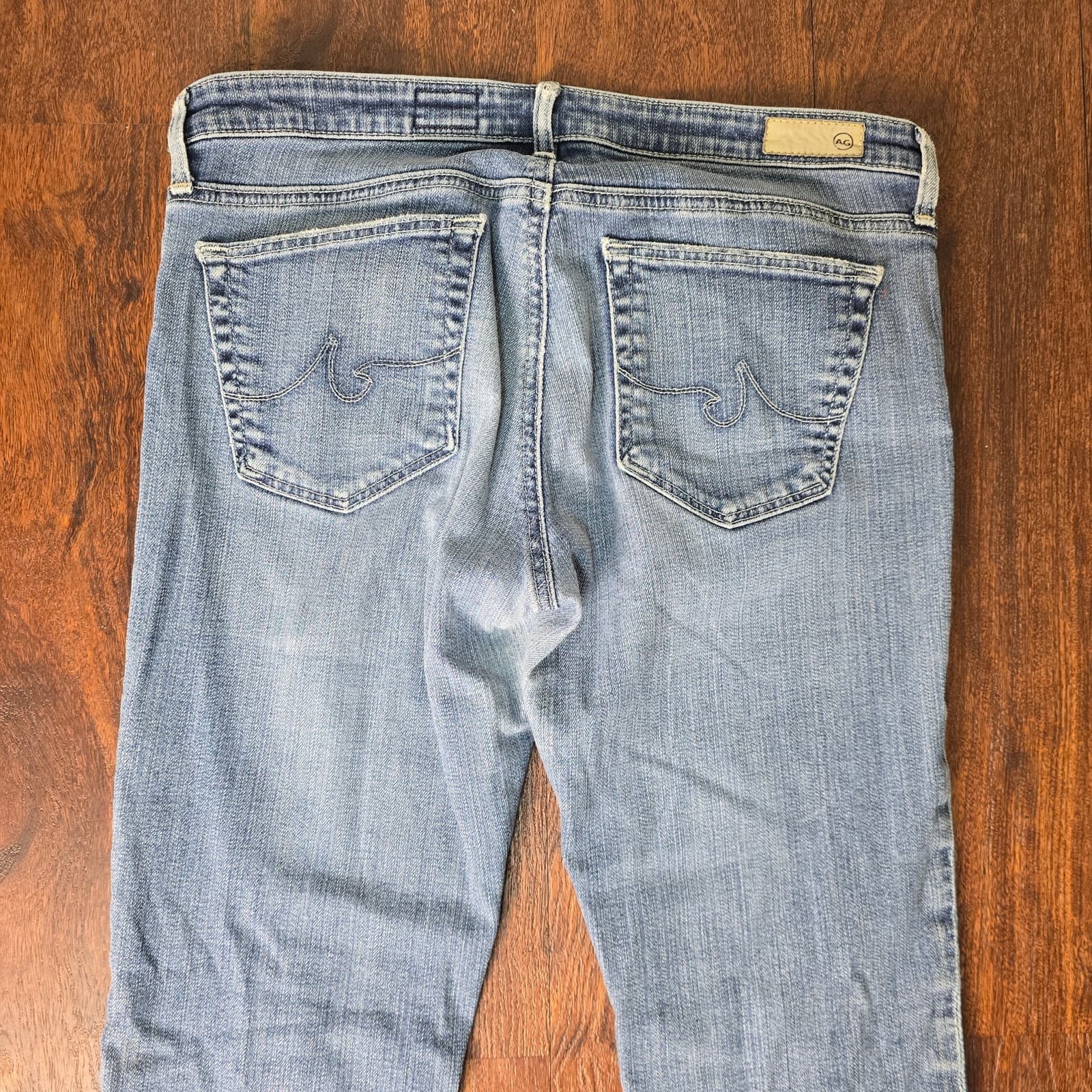 AG Jeans The Ballad Low-Rise Slim Boot Jeans - 30R - Thumbnail 5