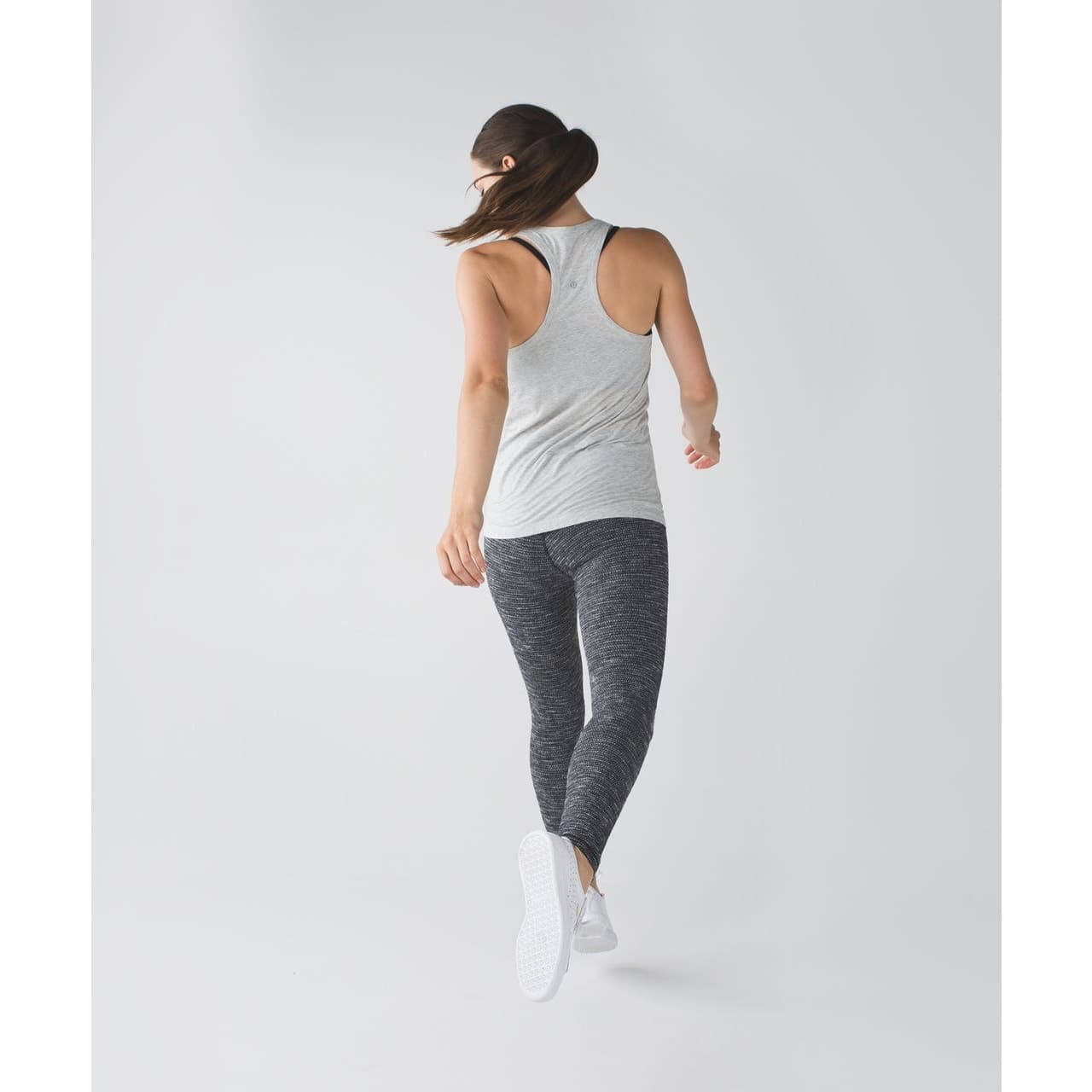 Lululemon Wunder Under Pant Hi-Rise Coco Pique Black White Style W5K55S Size 4 - Thumbnail 2