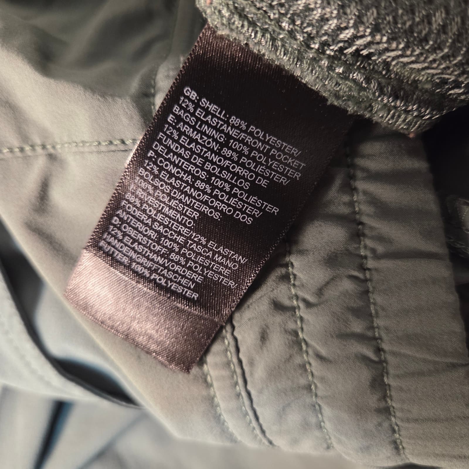 The North Face Tech Sheltay Cargo Pants - Anchorage Green - 8 - NF0A2SZQ - Thumbnail 9