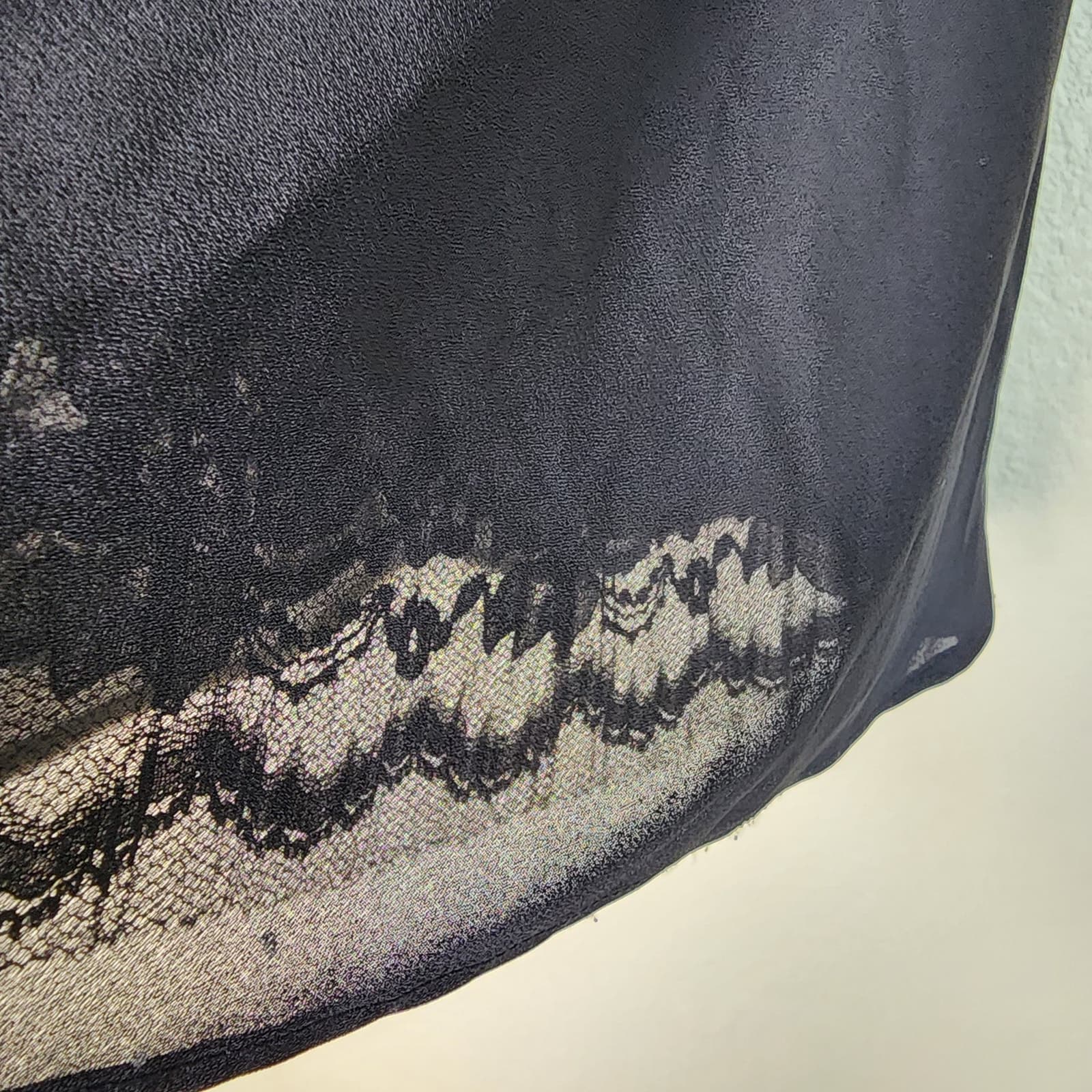 Jodi Kristopher 90s Y2K Vintage Knee Length Cowl Neck Sleeveless Peek A Boo Lace - Thumbnail 8