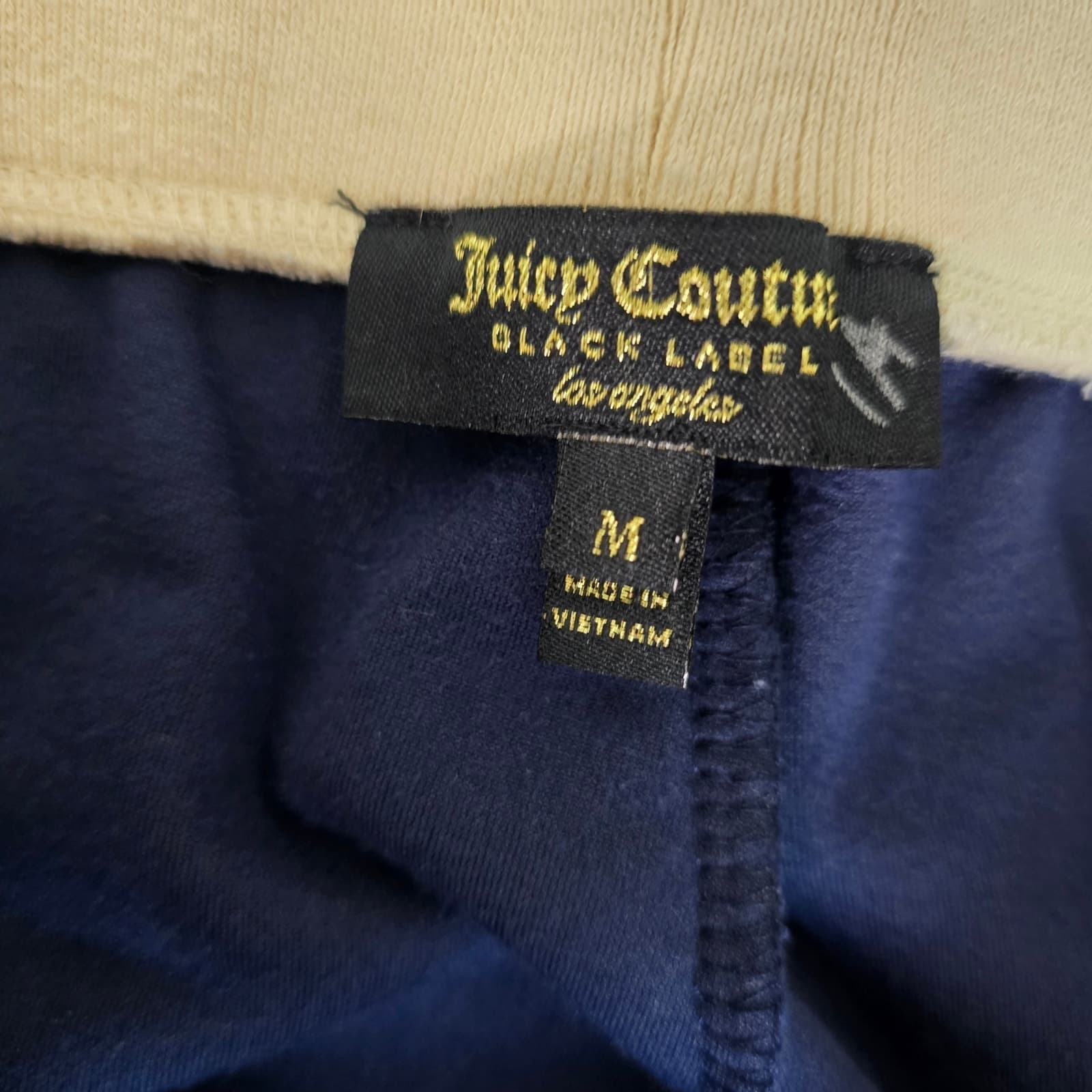 Juicy Couture Black Label Luxe Velour Sweatpants Joggers, Medium - Thumbnail 5