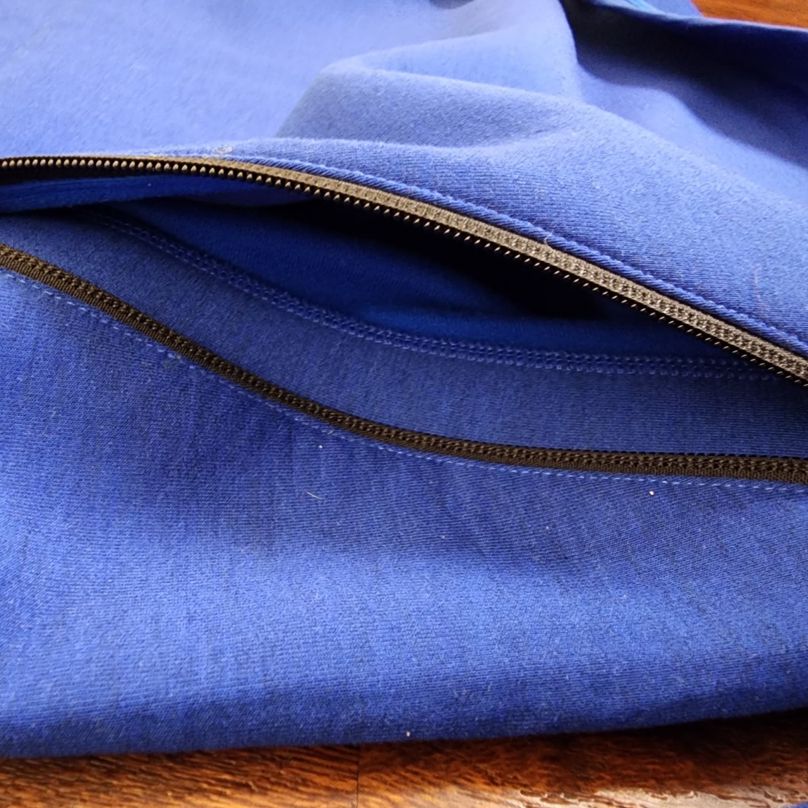 The North Face Rare HTF Men's Bayview Fleece Crew Sweater Zipper Pockets Medium - Thumbnail 5