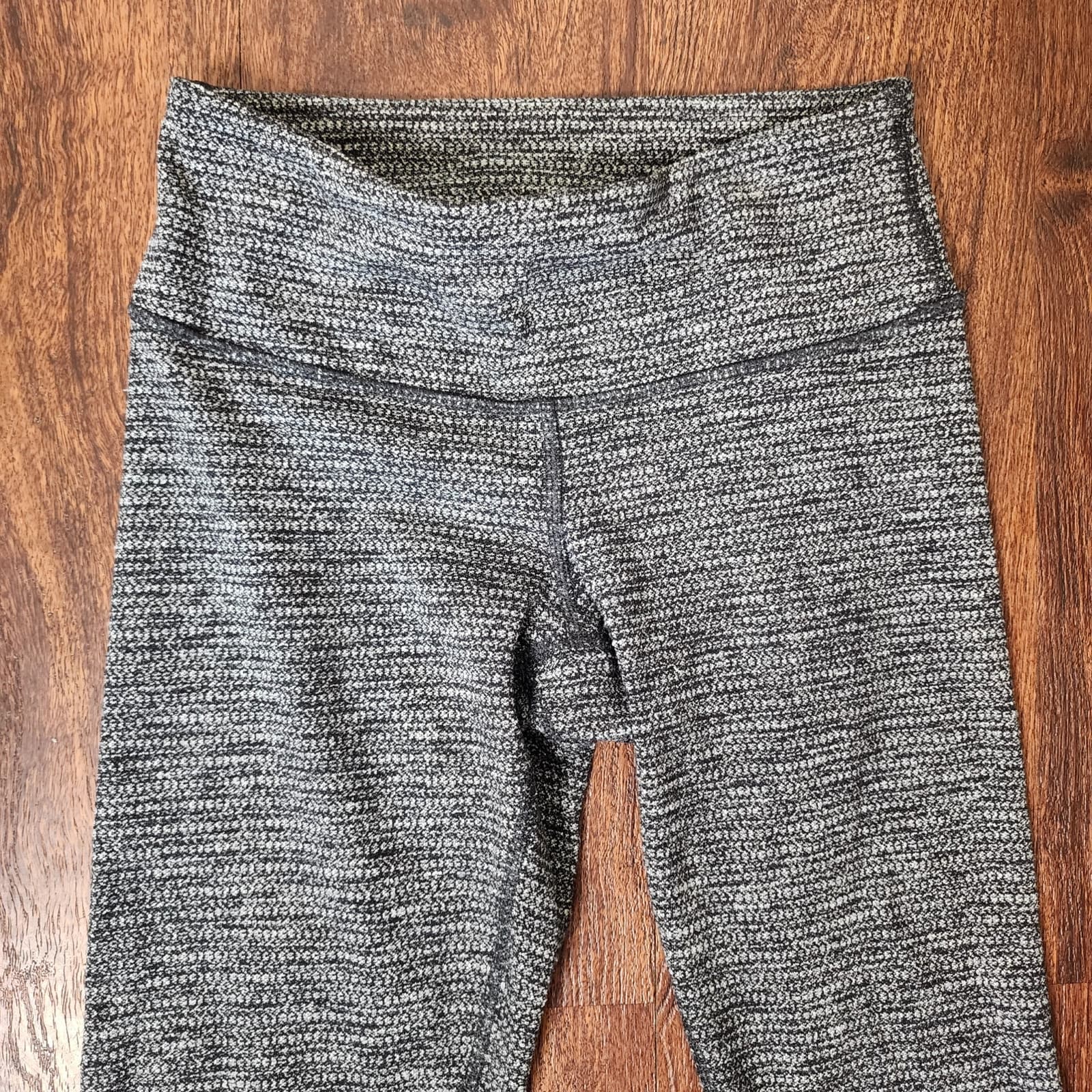 Lululemon Wunder Under Pant Hi-Rise Coco Pique Black White Style W5K55S Size 4 - Thumbnail 6