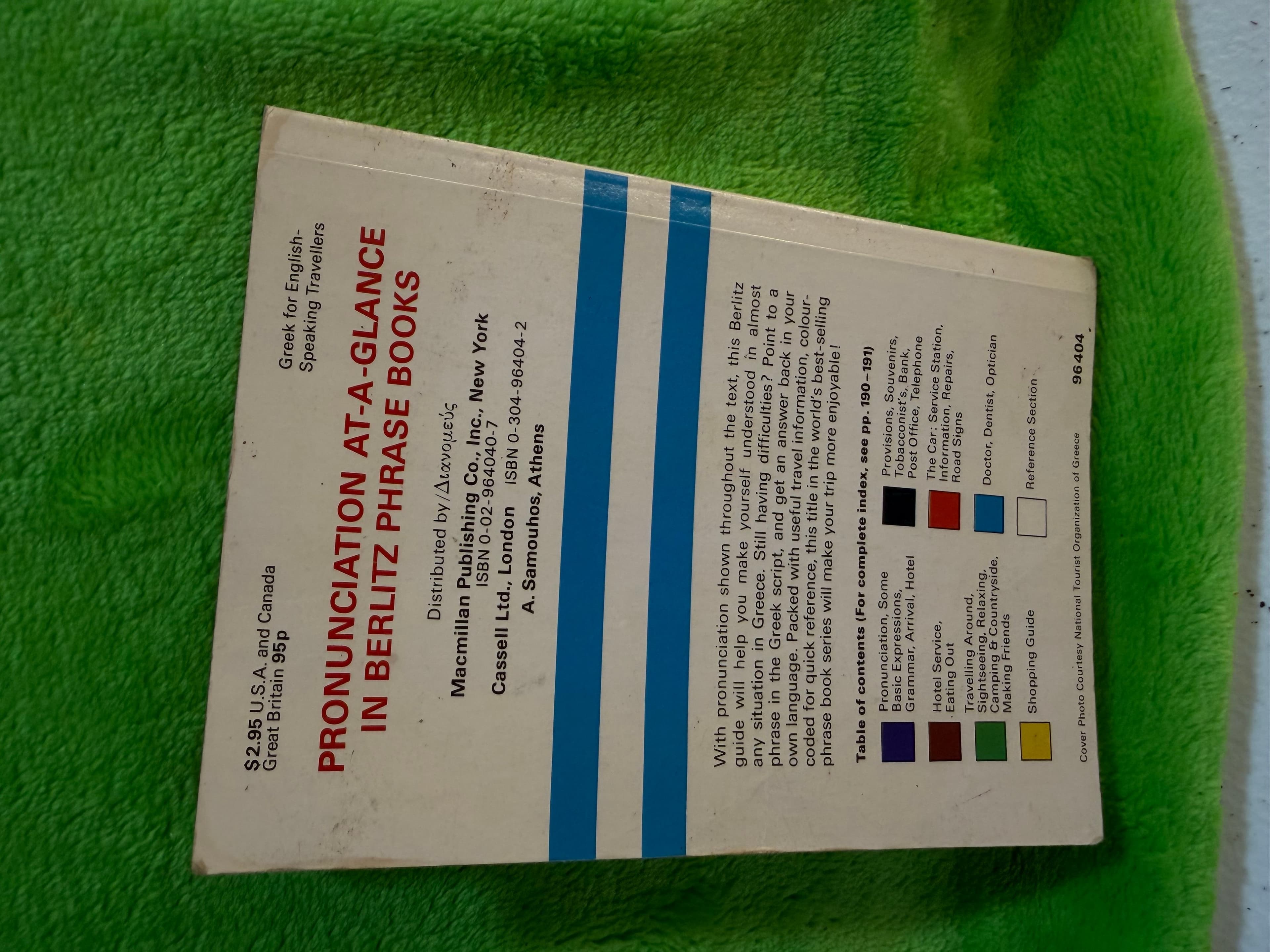 Berlitz Greek for Travellers - 1200 Phrases, 2000 Words - Thumbnail 2