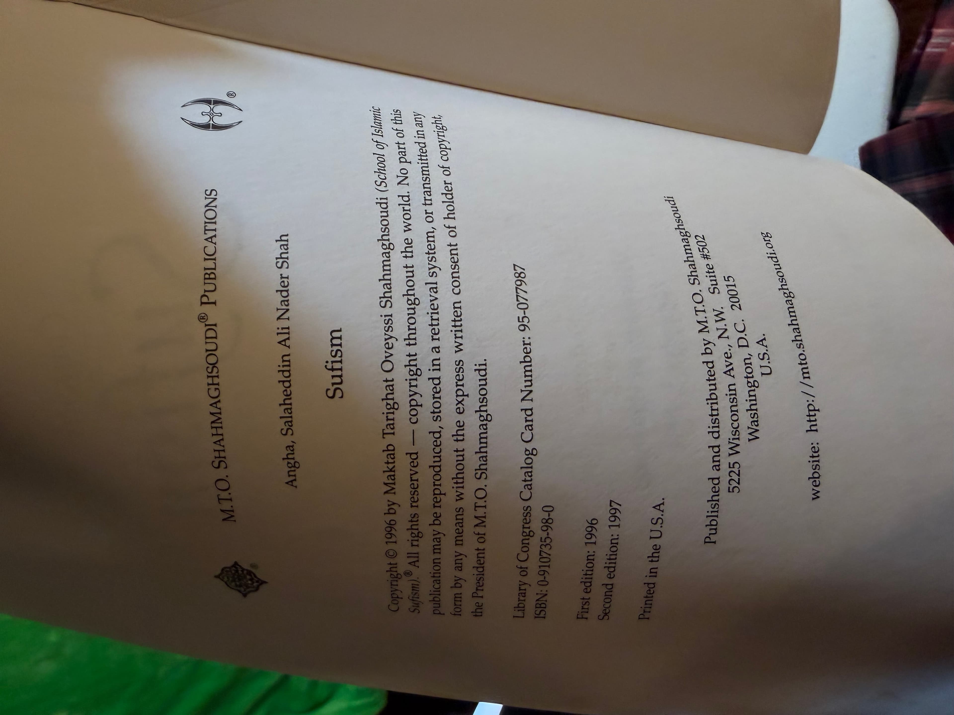 Sufism by Molana Salaheddin Ali Nader Shah Angha - Thumbnail 4