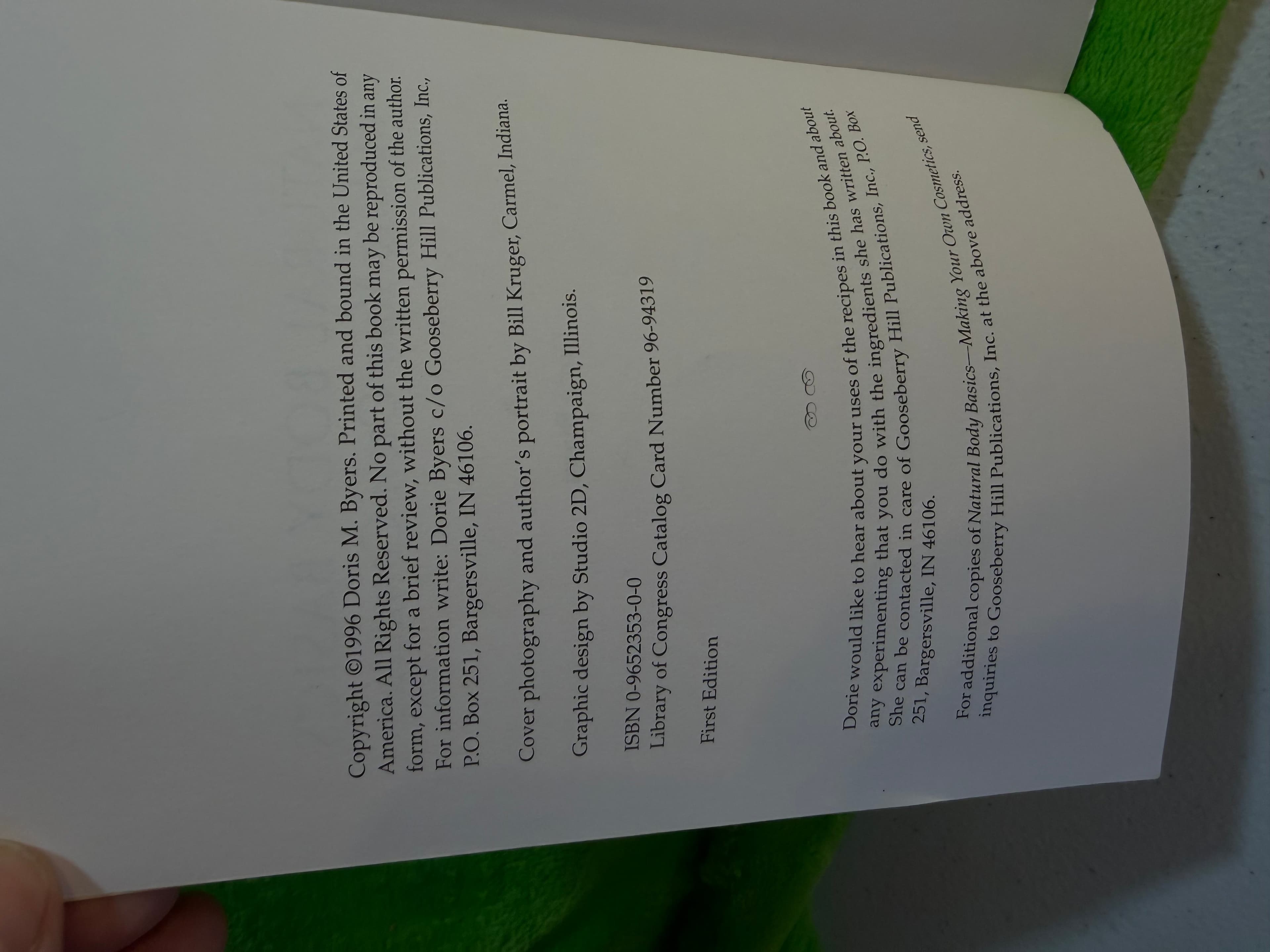 Natural Body Basics: Making Your Own Cosmetics by Dorie Byers - Thumbnail 3