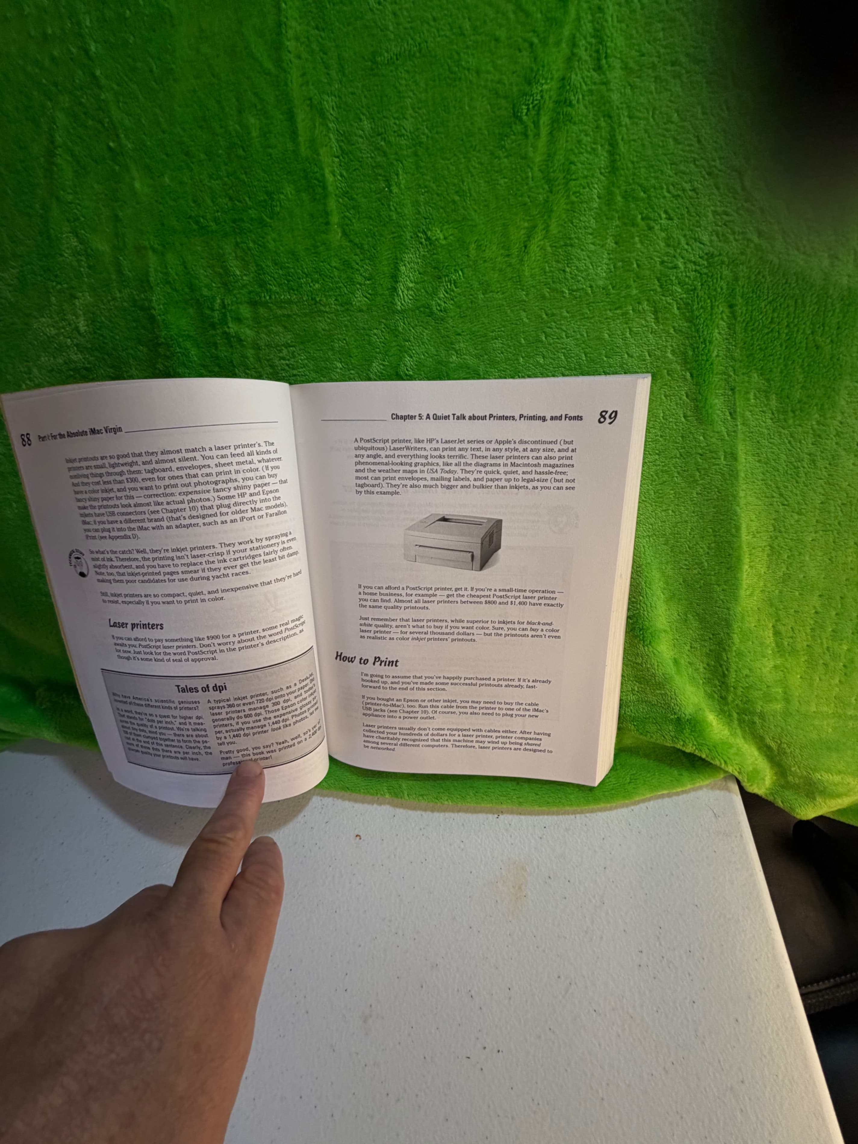 The iMac for Dummies by David Pogue - Reference Guide - Thumbnail 6