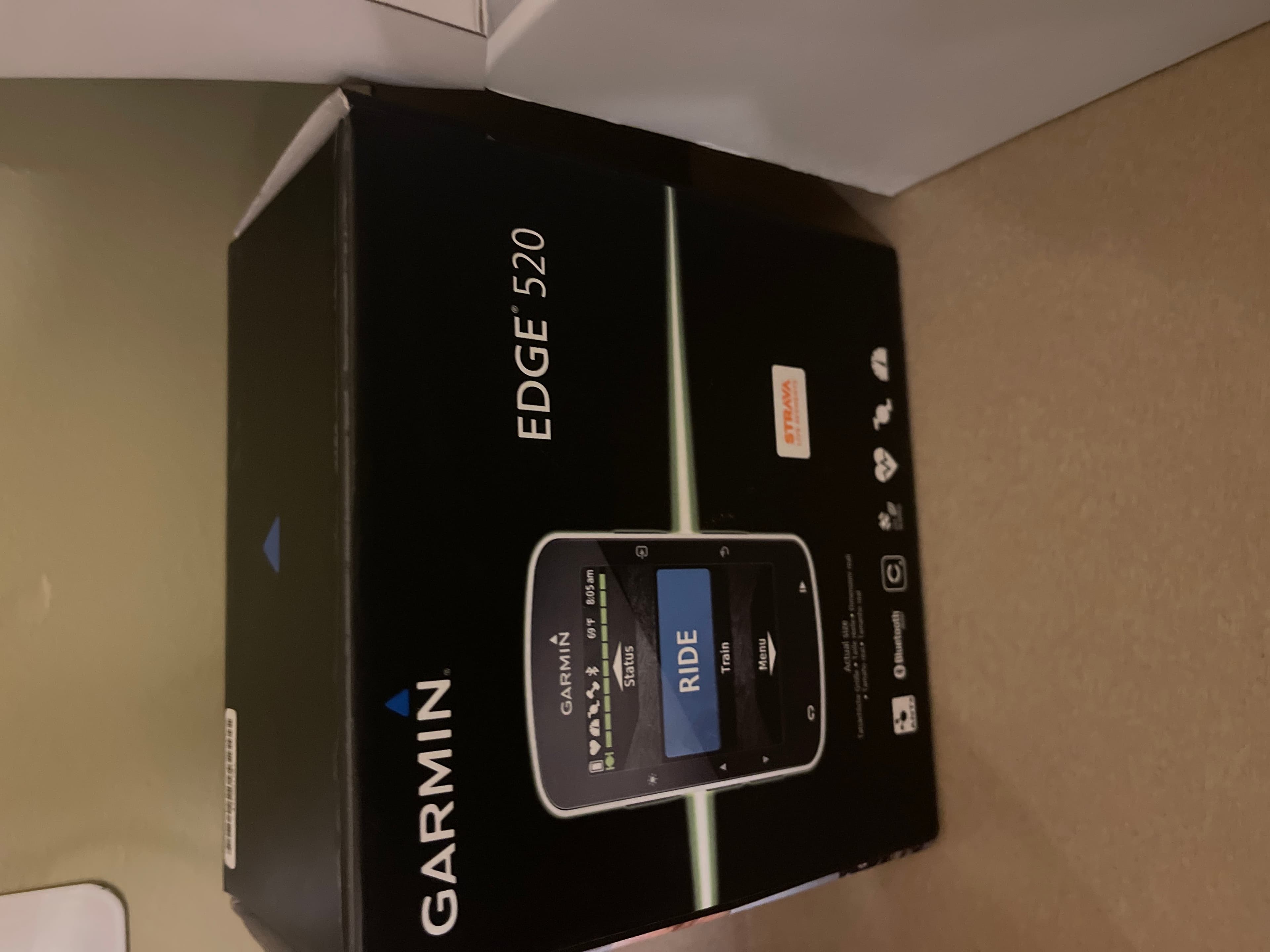Garmin Edge 520 GPS Cycling Computer - Black - Image 1