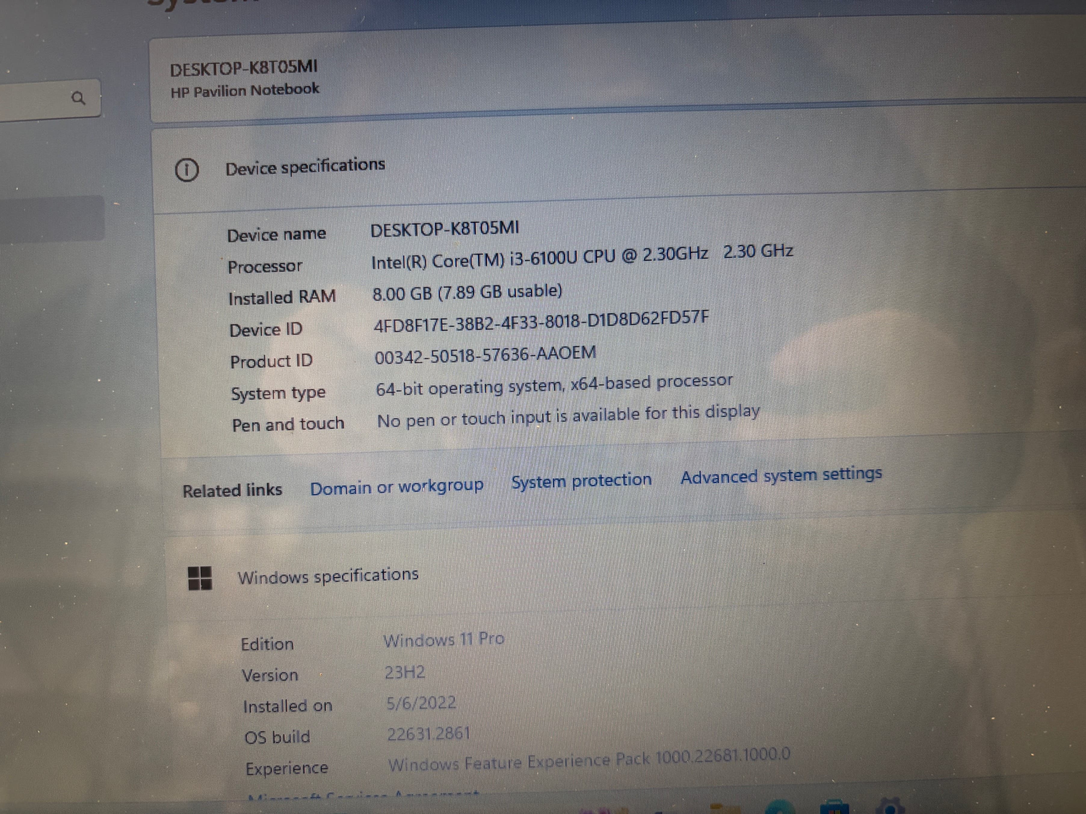 Hp Pavilion Notebook - Thumbnail 4