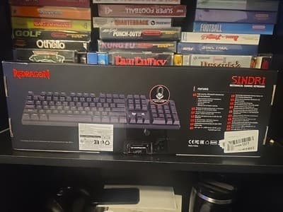 Redragon Sindri Mechanical Gaming Keyboard With High Quality LED Backlight - Thumbnail 2