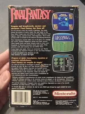 Final Fantasy (Nintendo NES 1990) CIB w/ Map & Manual CIB! Strategy Guide Also - Thumbnail 5