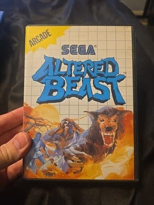 Altered Beast (Sega Master, 1989) Tested Working Classic Sega