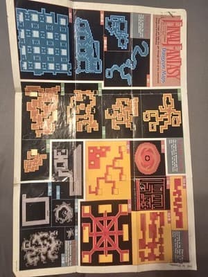 Final Fantasy (Nintendo NES 1990) CIB w/ Map & Manual CIB! Strategy Guide Also - Thumbnail 17
