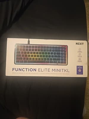 NZXT Function Elite MiniTKL Wired Magnetic RGB Gaming Keyboard Black Tested - Image 1