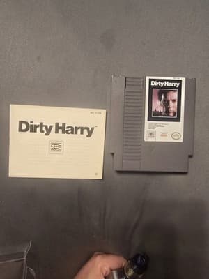 Dirty Harry Nintendo NES Authentic With Manual Great Condition Clint Eastwood