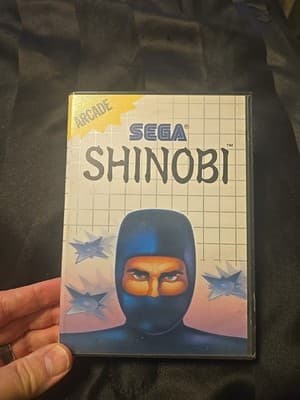 Shinobi - (Sega Master System, 1988) - NO MANUAL - Authentic - Tested