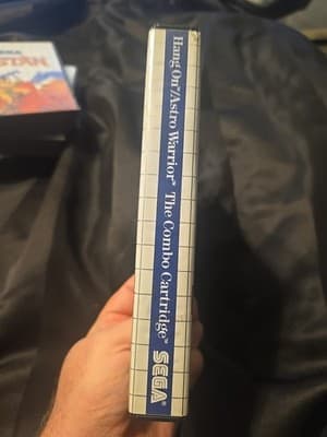 Hang-On & Astro Warrior: The Combo Cartridge (Sega Master, 1986) Tested Working - Thumbnail 3