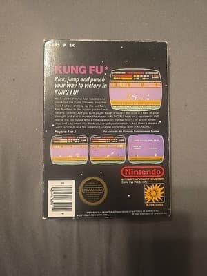 Kung Fu (Nintendo Entertainment System, 1985) 5 Screw CIB Tested - Thumbnail 2