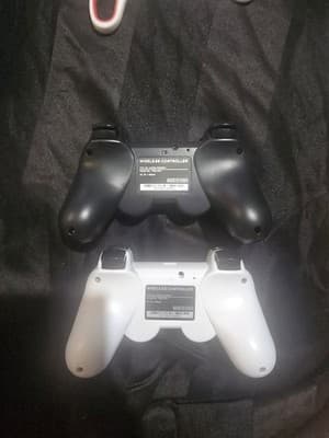 Ps3 Controller Black And White Aftermarket Unbranded. - Thumbnail 2