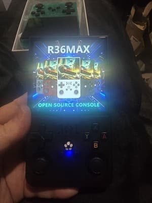 r36 max retro handheld game console 64gig SD Card - Thumbnail 2