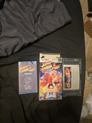 Nintendo Super Famicom SFC Street Fighter II Turbo Complete CIB Import Japanese - Image 1
