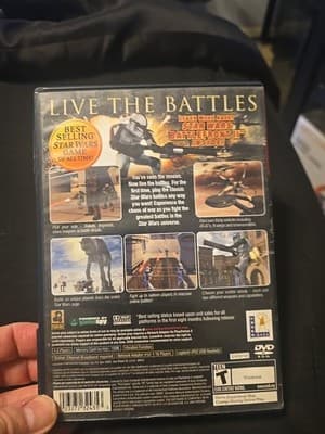 Star Wars: Battlefront (Sony PlayStation 2, 2004) Tested - Thumbnail 2
