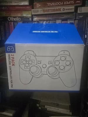 Ps3 Controller Black And White Aftermarket Unbranded. - Thumbnail 3