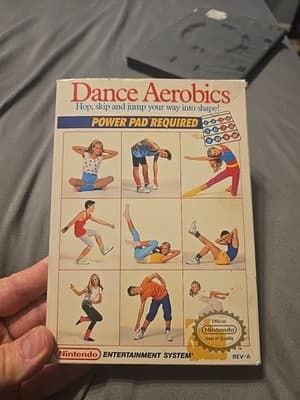 Dance Aerobics (Nintendo Entertainment System, 1989) CIB TESTED AND WORKING - Thumbnail 2