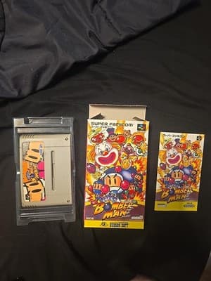 SUPER BOMBERMAN Super Famicom Japanese Edition With Box - *No User's manual - Thumbnail 3