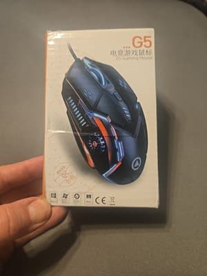 G5 RGB E-Sports Low Latency Gaming Mouse Wired Six Key Luminous Buttons - Image 1