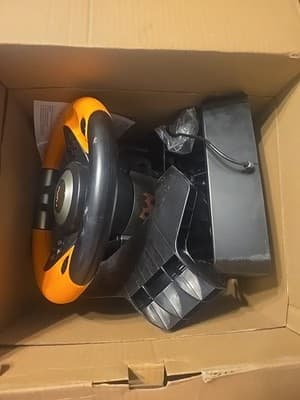 PXN V3II Pro Racing Car Gaming Steering Wheel with Pedals - Thumbnail 4